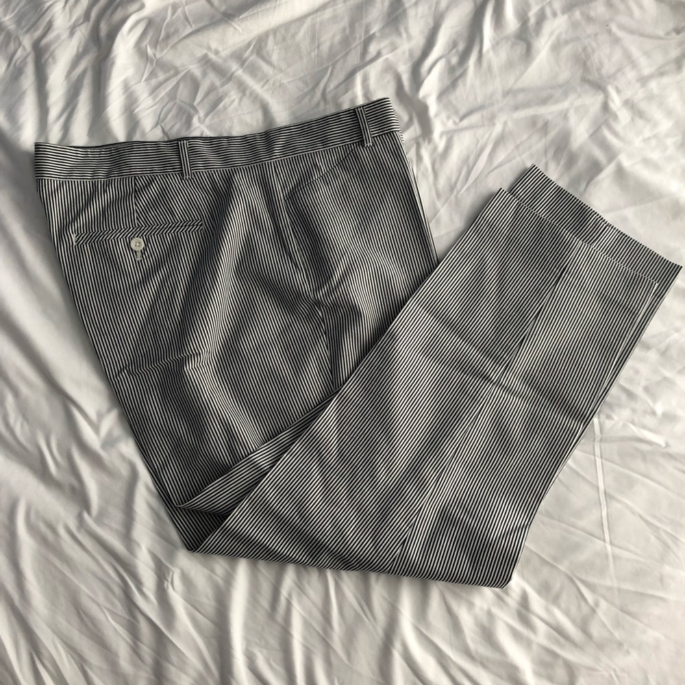 Striped cropped Gap pants